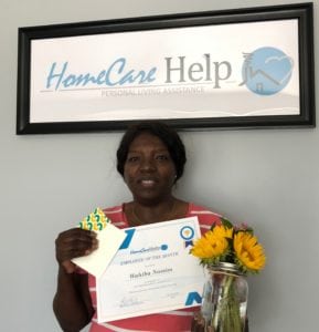 Wahiba Nassim is Home Care Help's Employee of the Month